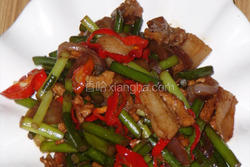 蒜苔炒肉