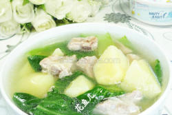 青菜土豆排骨汤