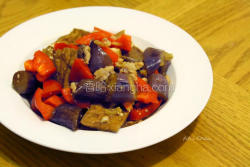 红烧紫茄豆腐