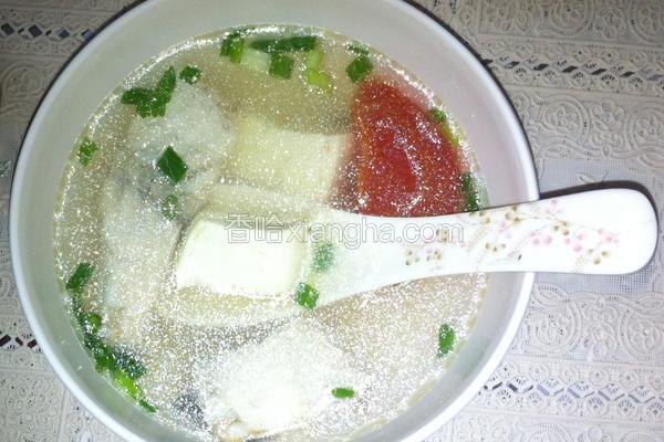 豆腐鱼骨汤