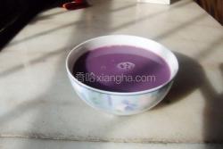 米香紫薯豆浆