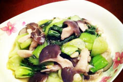 平菇炒油菜