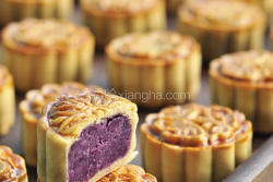 广式紫薯月饼