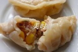 甜玉米香菇瘦肉饺