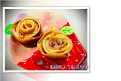 玫瑰花松饼