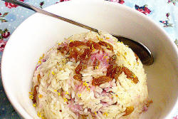 桂花紫薯糯米饭