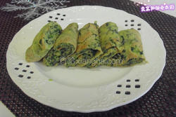菠菜蛋卷
