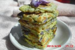 紫藤花煎饼