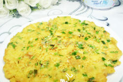 韭菜玉米馒头煎饼