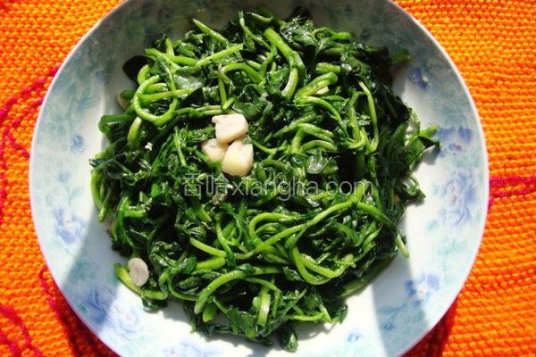 蒜炒西洋菜