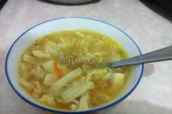 胡萝卜鸡蛋豆腐汤