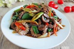 香葱炒腰花