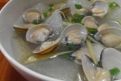 姜丝冬瓜蛤蜊汤