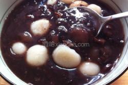 桂圆红豆紫米粥