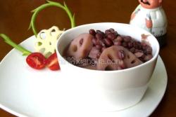 莲藕红豆汤