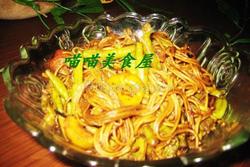 板栗豆角焖面