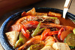 鲜虾韩式汤