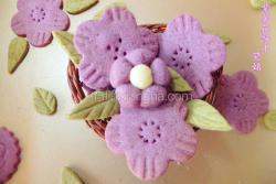 紫薯花饼干