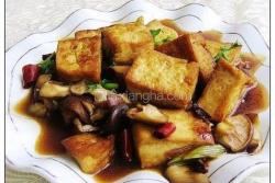 蚝油香菇豆腐
