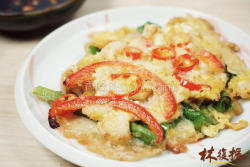 韩风蟹肉葱煎饼