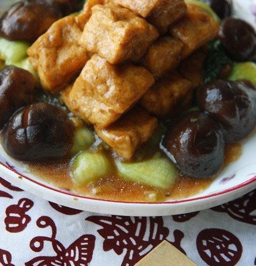 豆腐香菇油菜