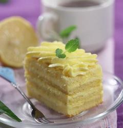 柠檬奶油蛋糕
