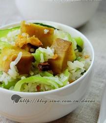 红薯菜饭