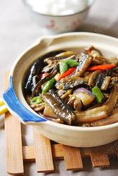 鳝鱼烧茄子