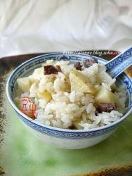 土豆咸肉焖米饭