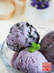 蓝莓乳酪冰淇淋