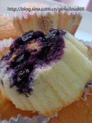 蓝莓海绵小蛋糕