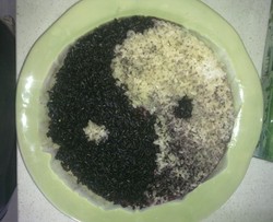 黑白太极饭