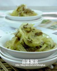 凉拌木耳西瓜皮
