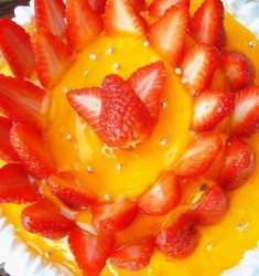 草莓心语奶油蛋糕