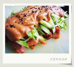 芝麻酱照烧鸡腿
