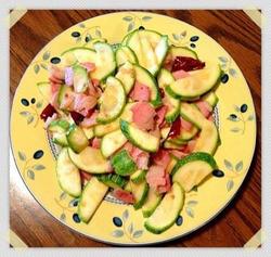 西葫芦炒bacon