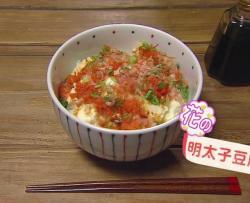 花的懒人料理之明太子豆腐丼