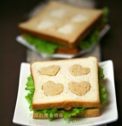 爱心三明治