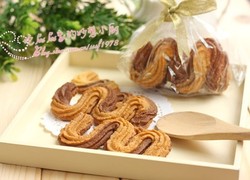 双色曲线酥饼