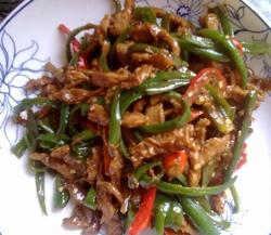 青椒牛肉丝