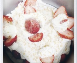 草莓燕麦蛋糕