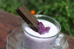 紫薯冰激淋奶昔