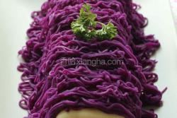 紫薯装饰蛋糕条