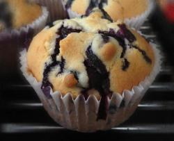 鲜奶油蓝莓纸杯蛋糕 Blueberry Crème  fraîche cupcake