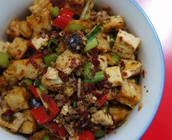麻婆两种豆腐