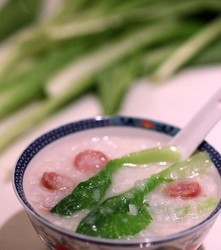 香肠青菜粥