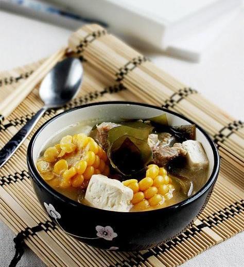 豆腐排骨海带汤