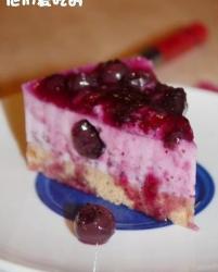 蓝莓芝士慕斯蛋糕