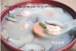 鲜虾菌米汤