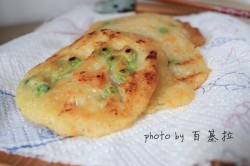 土豆丝青豆煎饼